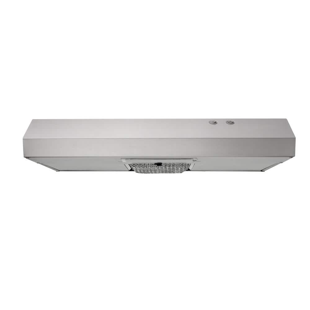 Vissani Arno 30 in. 240 CFM Convertible Under Cabinet Range Hood in  Stainless Steel with Lighting and Charcoal Filter 30SSC19PRT - The Home  Depot