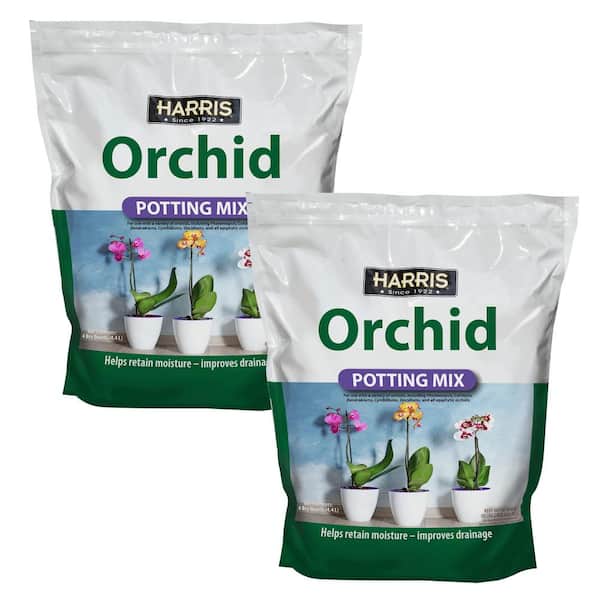 Harris 4 Qt. Premium Orchid Potting Mix (2-Pack)