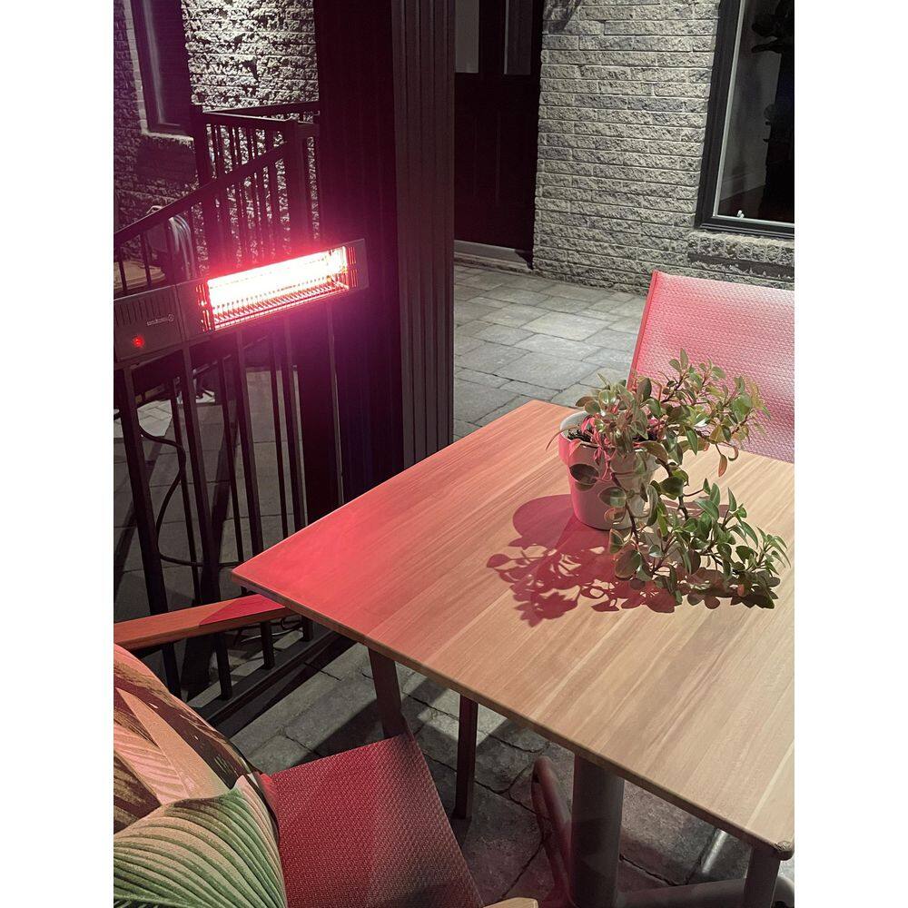 Gold Tube Infrared Electric Outdoor Heater with Remote Control