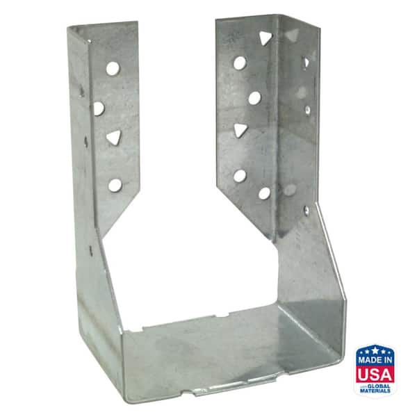 Simpson Strong-Tie HUC Galvanized Face-Mount Concealed-Flange Joist Hanger for 4x6 Nominal Lumber