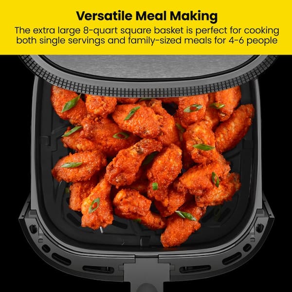 Multifunctional Digital Air Fryer, LED Touch Screen Presets Fry