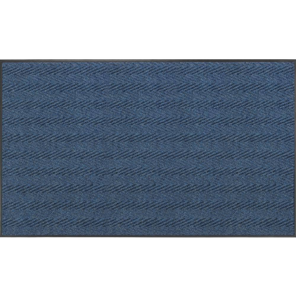 Chevron Rib Slate Blue 4 Ft. x 8 Ft. Commercial Door Mat price history on PriceWatchPro