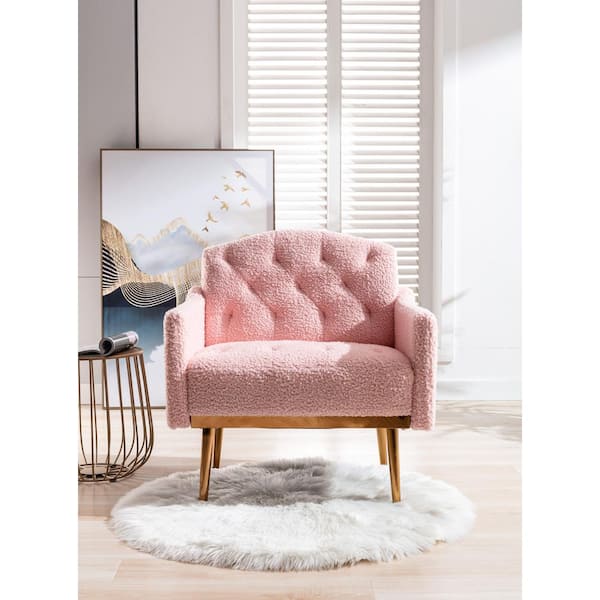 pink sofa chair