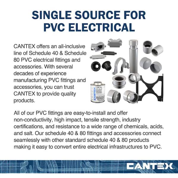 Cantex 6 in. x 6 in. x 4 in. Junction Box R5133710 - The Home Depot