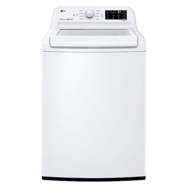 LG Electronics 4.5 cu. ft. HE Ultra Large Top Load Washer with ColdWash, 6Motion & TurboDrum Technology in White, ENERGY STAR