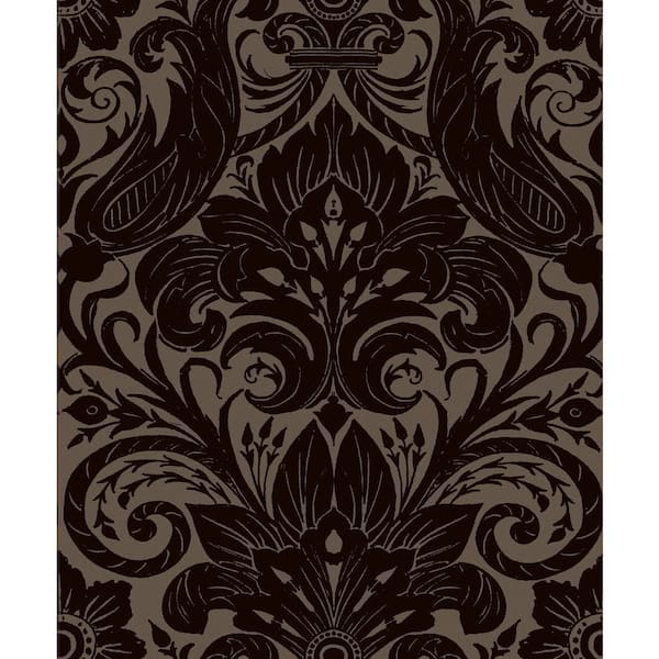 ブルーローズ様 A-Street Prints Shadow Blue Damask Paper Strippable Roll