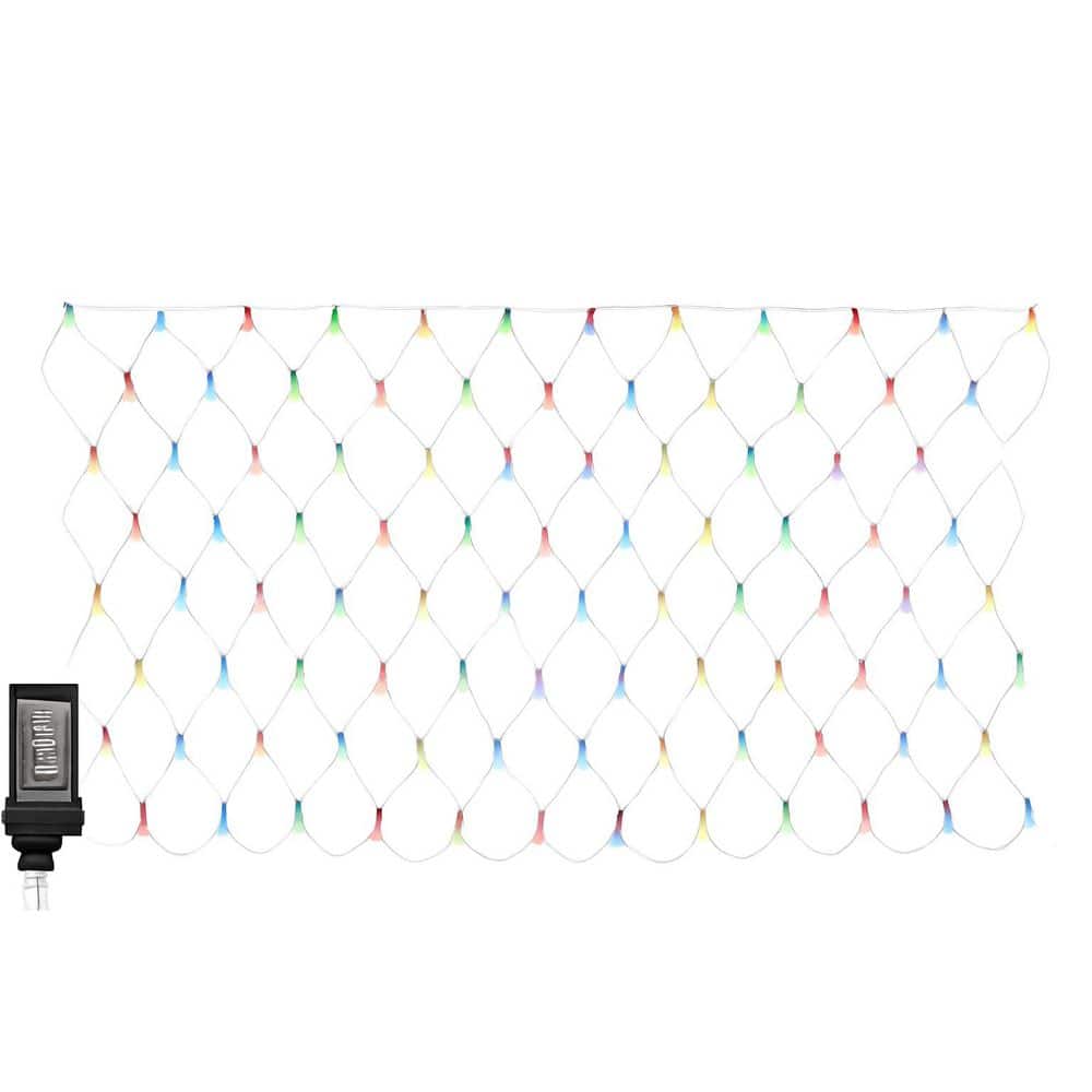 11. 5ft x 5ft Christmas Net Lights, 360 LED Multicolor with 8 Modes, Waterproof, Low Voltage, Connectable with Timer price history on PriceWatchPro