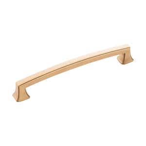 HICKORY HARDWARE Forge Collection 6-5/16 in. (160 mm) Brushed Golden Brass  Cabinet Drawer and Door Pull H076703-BGB - The Home Depot