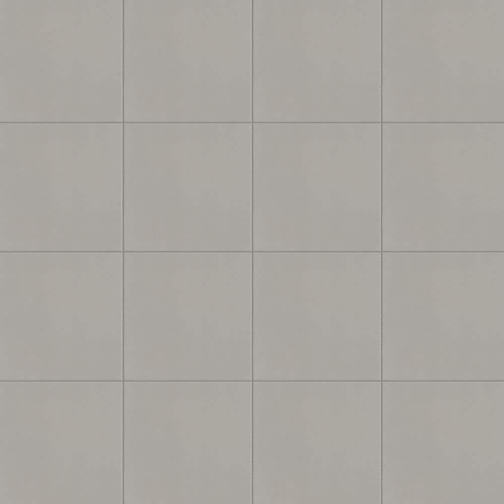Quarry 6" x 6" Matte Gray Ceramic Floor and Wall Tile