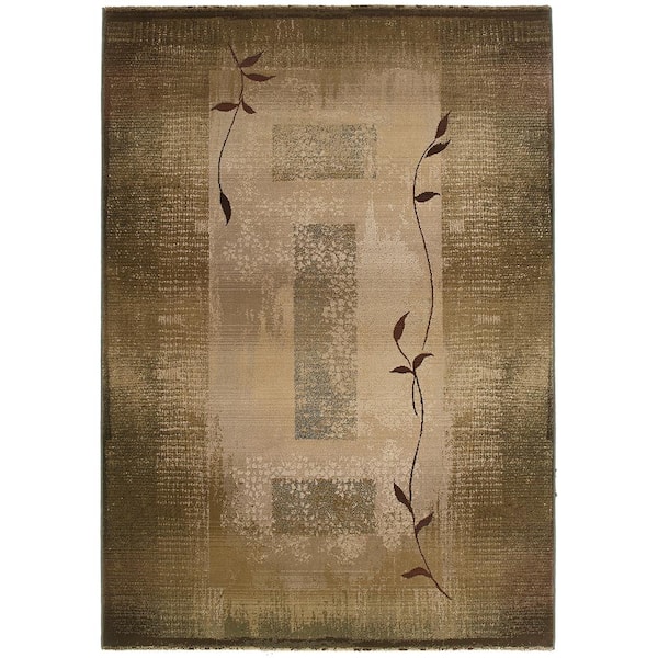 Home Decorators Collection Mantra Green  Doormat 3 ft. x 5 ft. Area Rug