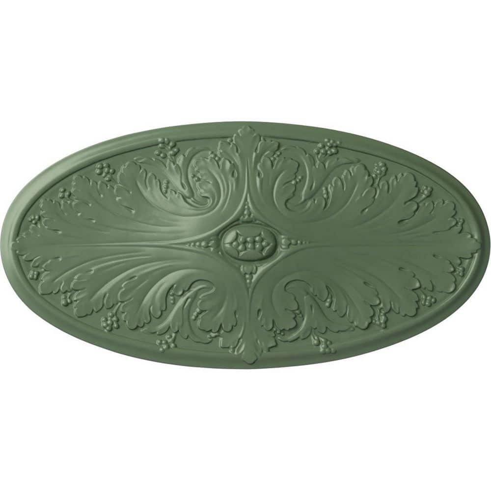 "24-3/4"" W x 12-1/2"" H x 1-3/4"" Madrid Urethane Ceiling, Hand-Painted Athenian Green" price history on PriceWatchPro