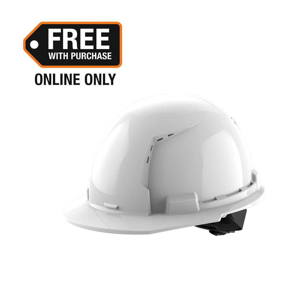 Milwaukee BOLT White Type 1 Class C Front Brim Vented Hard Hat