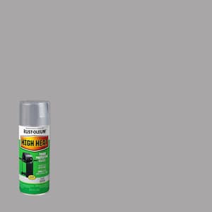 12 oz. High Heat Flat Silver Interior/Exterior Spray Paint (6-Pack)