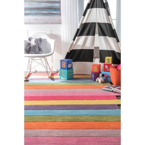 Robin Multi Stripe Indoor/Outdoor Area Rug — nuLOOM