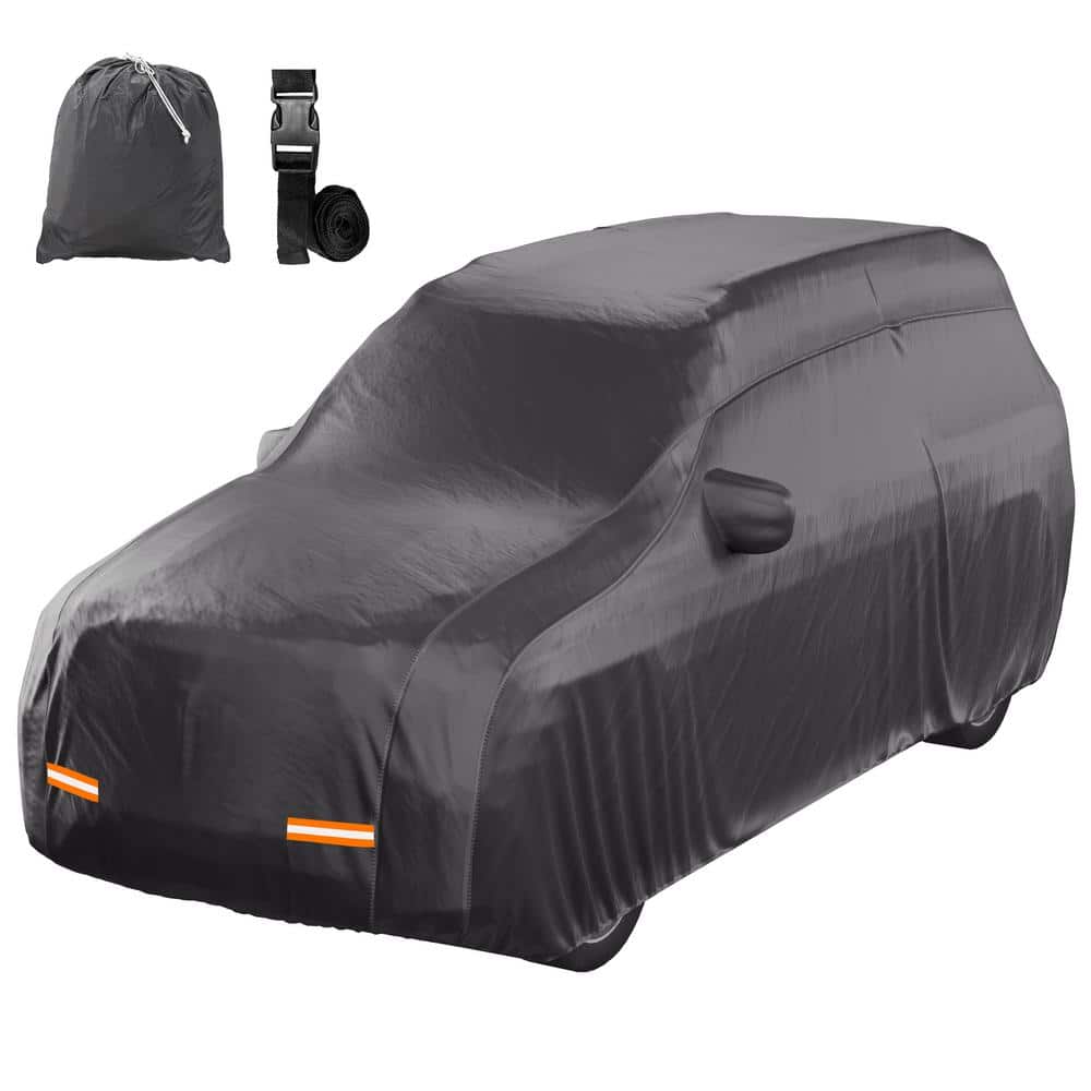 Heavy Duty Black PVC SUV Car Cover with Cotton Lining