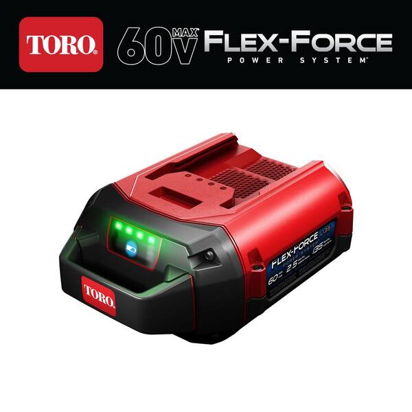 Toro Flex-Force Power System 60-Volt Max 2.5 Ah Lithium-Ion L135 Battery
