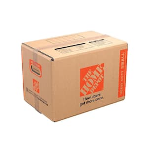 17 in. L x 11 in. W x 11 in. D Heavy-Duty Small Moving Box with Handles