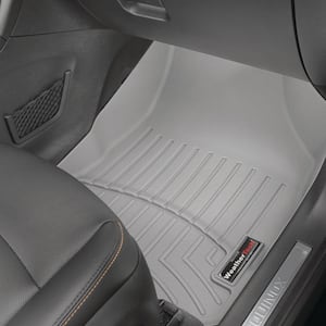 Grey Front FloorLiner/Toyota/Tacoma/2018 + Auto Trans Only, Trans Only, Fits Access Cab and Double Cab
