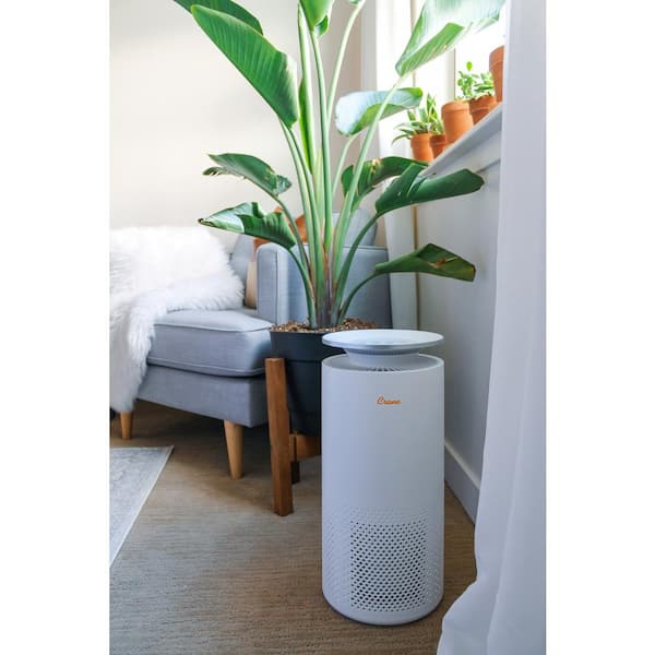 crane true hepa air purifier with uvc light