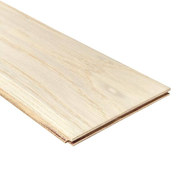 Mohawk Celestial Sky Smoked Oyster Oak 0.37 in. T x 5 in. W Wirebrushed Engineered Hardwood Flooring (29.53 sq. ft./case)