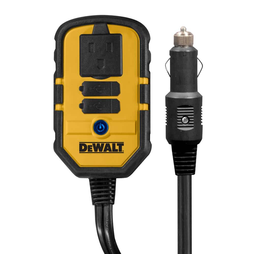 DEWALT 140-Watt Car Power Inverter with Dual Ports DXAEPI140 - The Home Depot