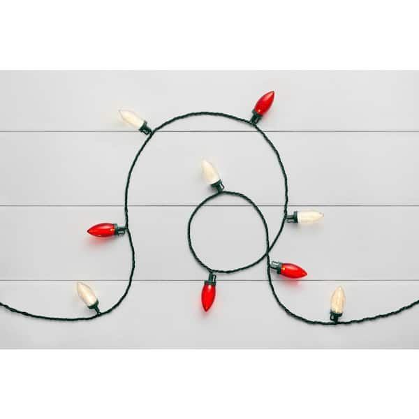 home accents holiday lights red and white