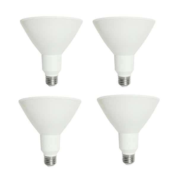 Unbranded 90-Watt Equivalent PAR38 Non-Dimmable CEC Flood LED Light Bulb Bright White (4-Pack)