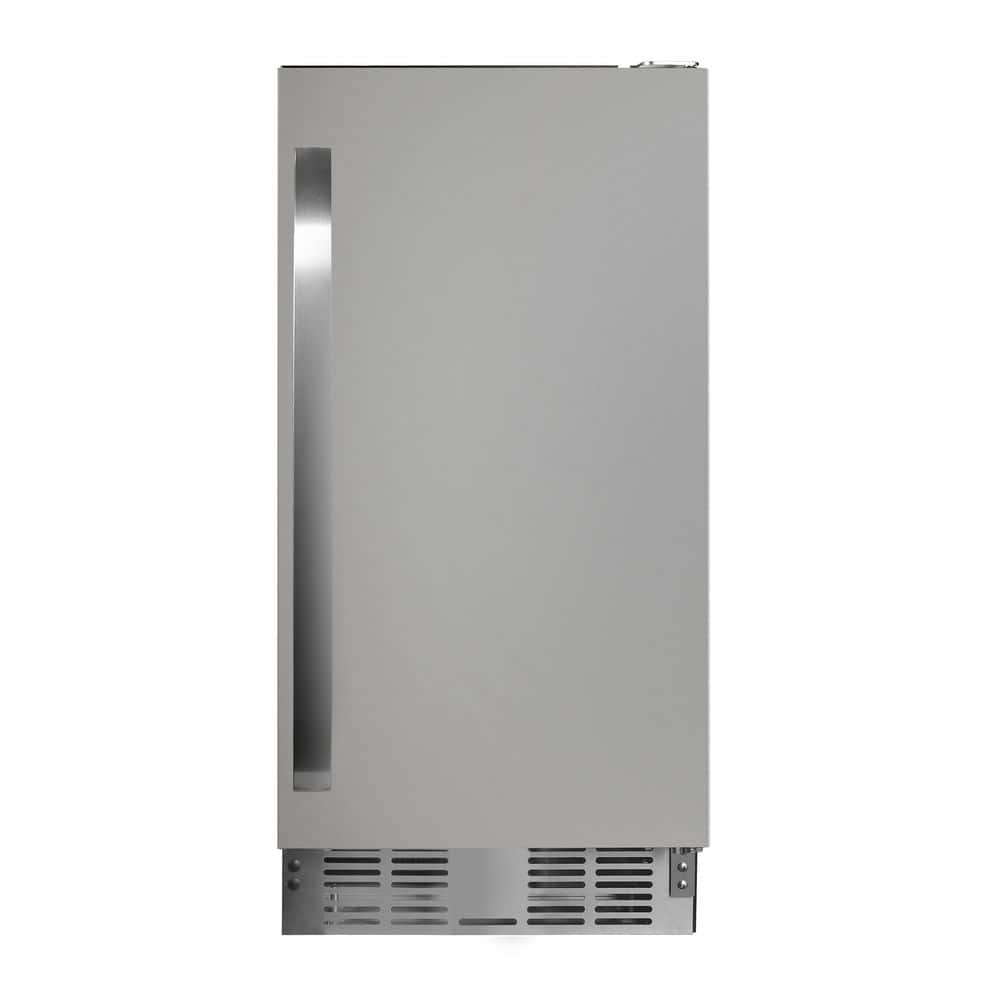 14.9 in., 2.9 cu. ft., Mini Refrigerator in Stainless Steel without Freezer