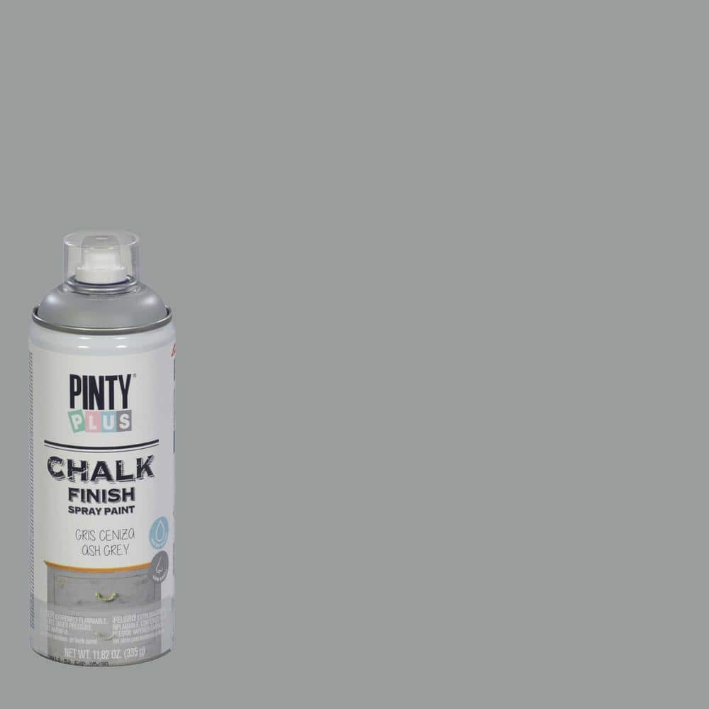 11.82 oz. Ash Grey Chalk Finish Spray Paint -  PINTY PLUS, NOV 798