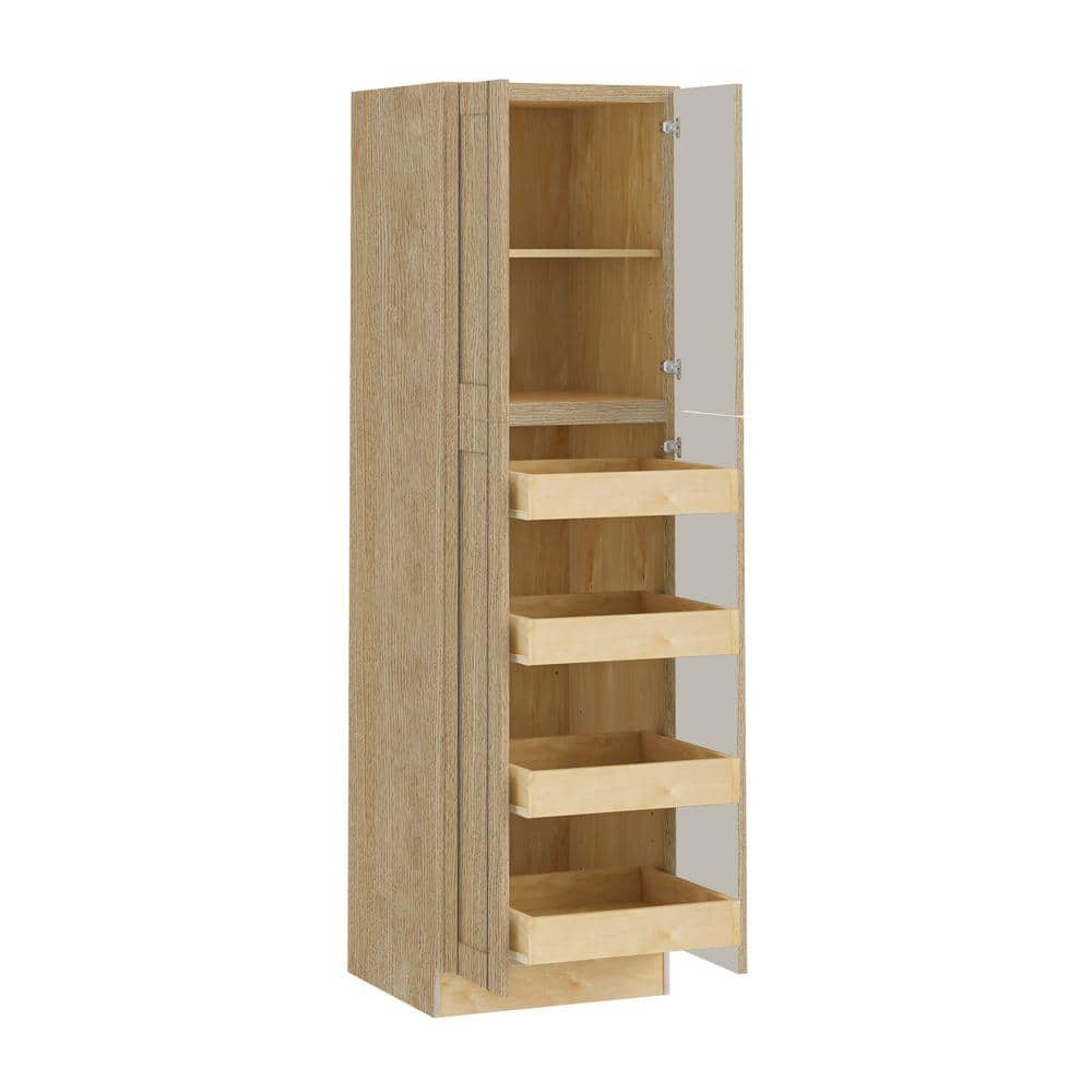 Washington 24 in. W x 24 in. D x 84 in. H Assembled Plywood Utility Kitchen