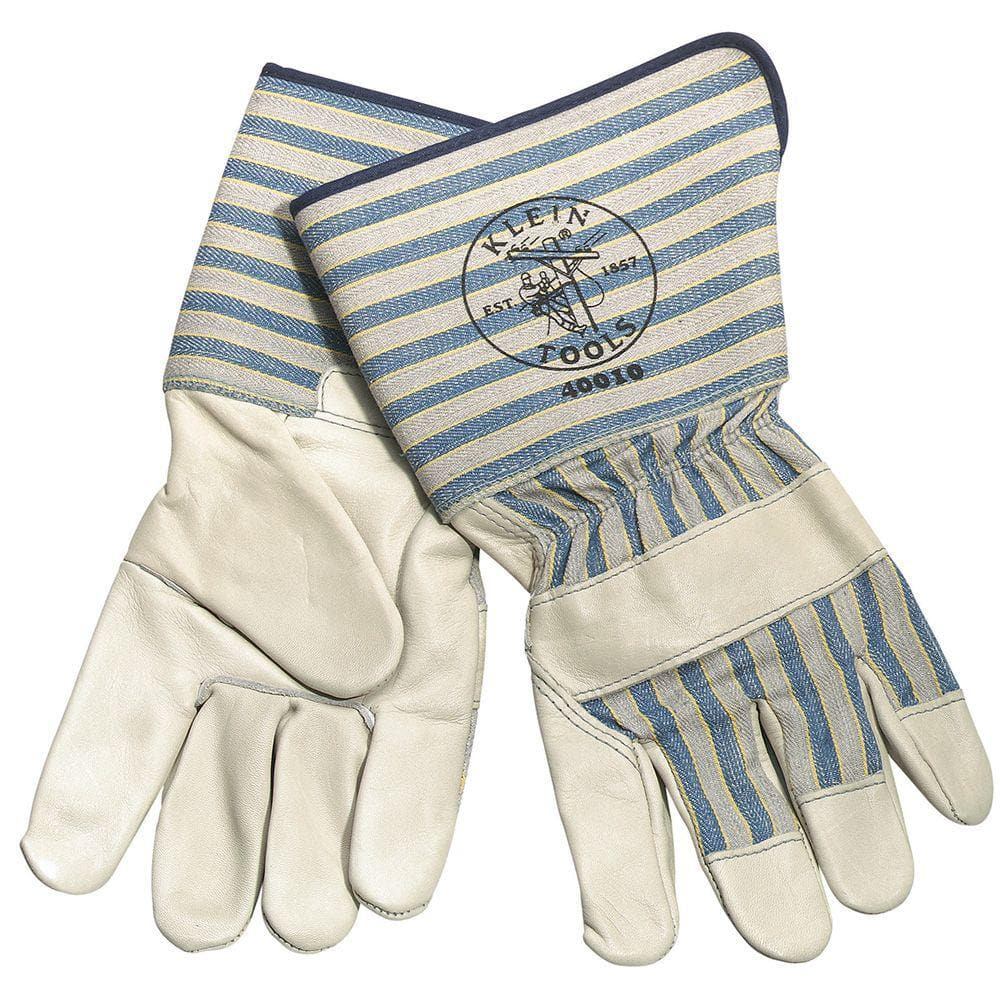 Cowhide Leather Extra Large Long-Cuff Gloves (1 Pair)