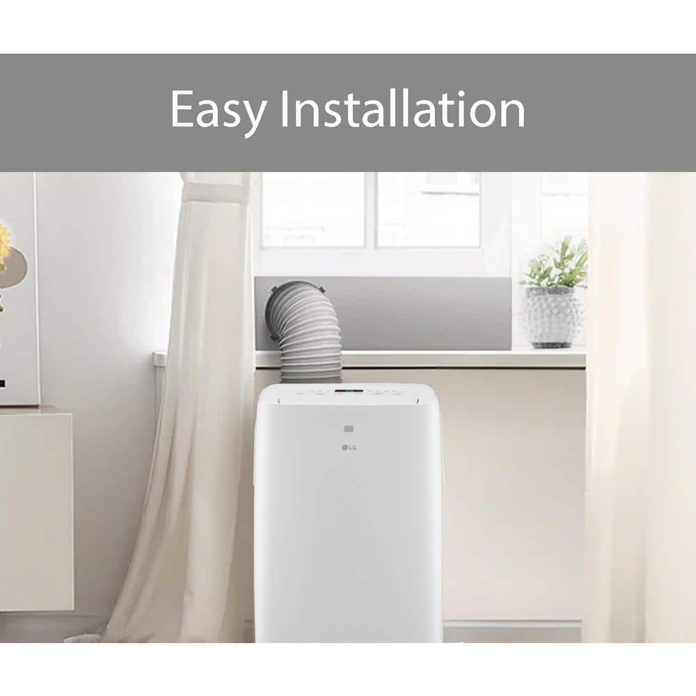 LG 6,000 BTU White Portable Air Conditioner with Remote