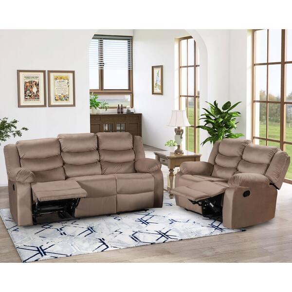 3 seater lounge with two recliners