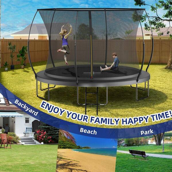 ToolCat 14 ft. Springfree Trampoline with Bungee System, No Gap