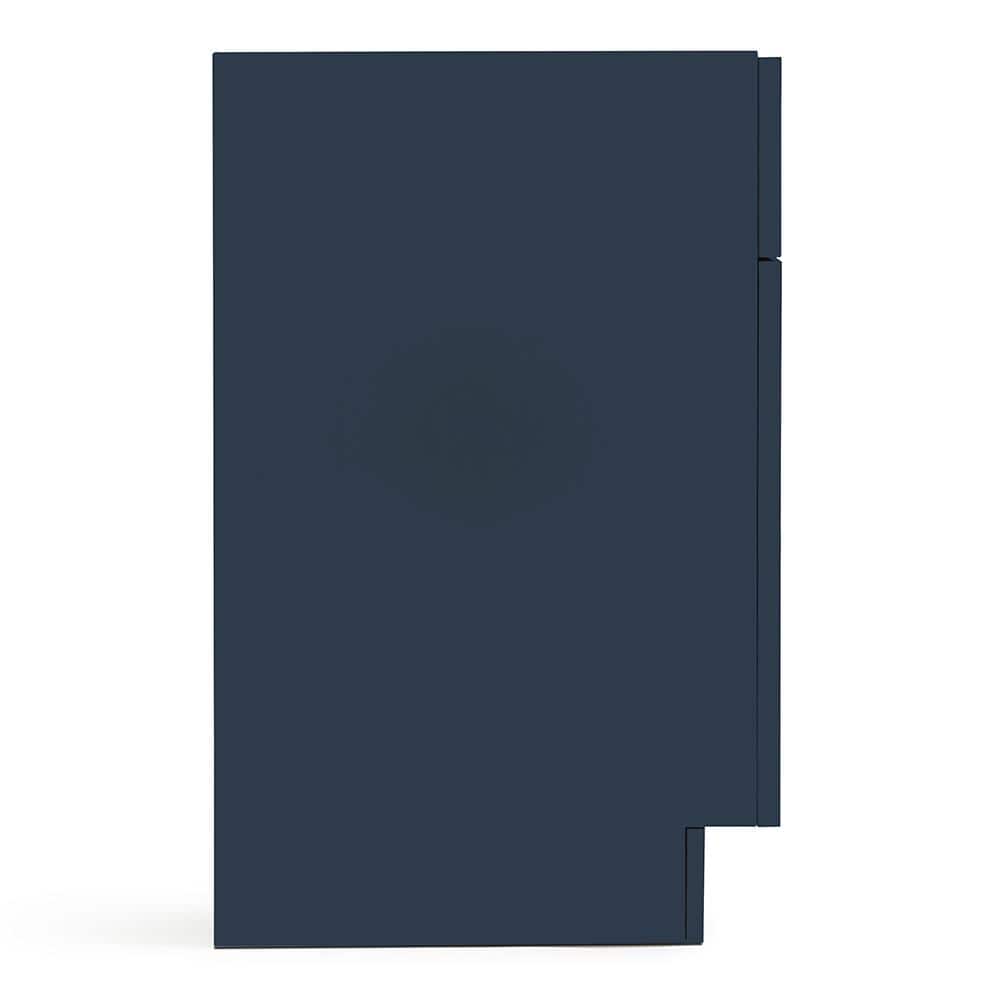 Midnight Blue 72" Double Sink Freestanding Wood Vanity Cabinet