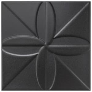 Triplex Fronteira Black 7-3/4 in. x 7-3/4 in. Ceramic Wall Tile (10.5 sq. ft./Case)