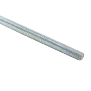 1/4 in. x 10 ft. Galvanized Threaded Electrical Support Rod (Strut Fitting)