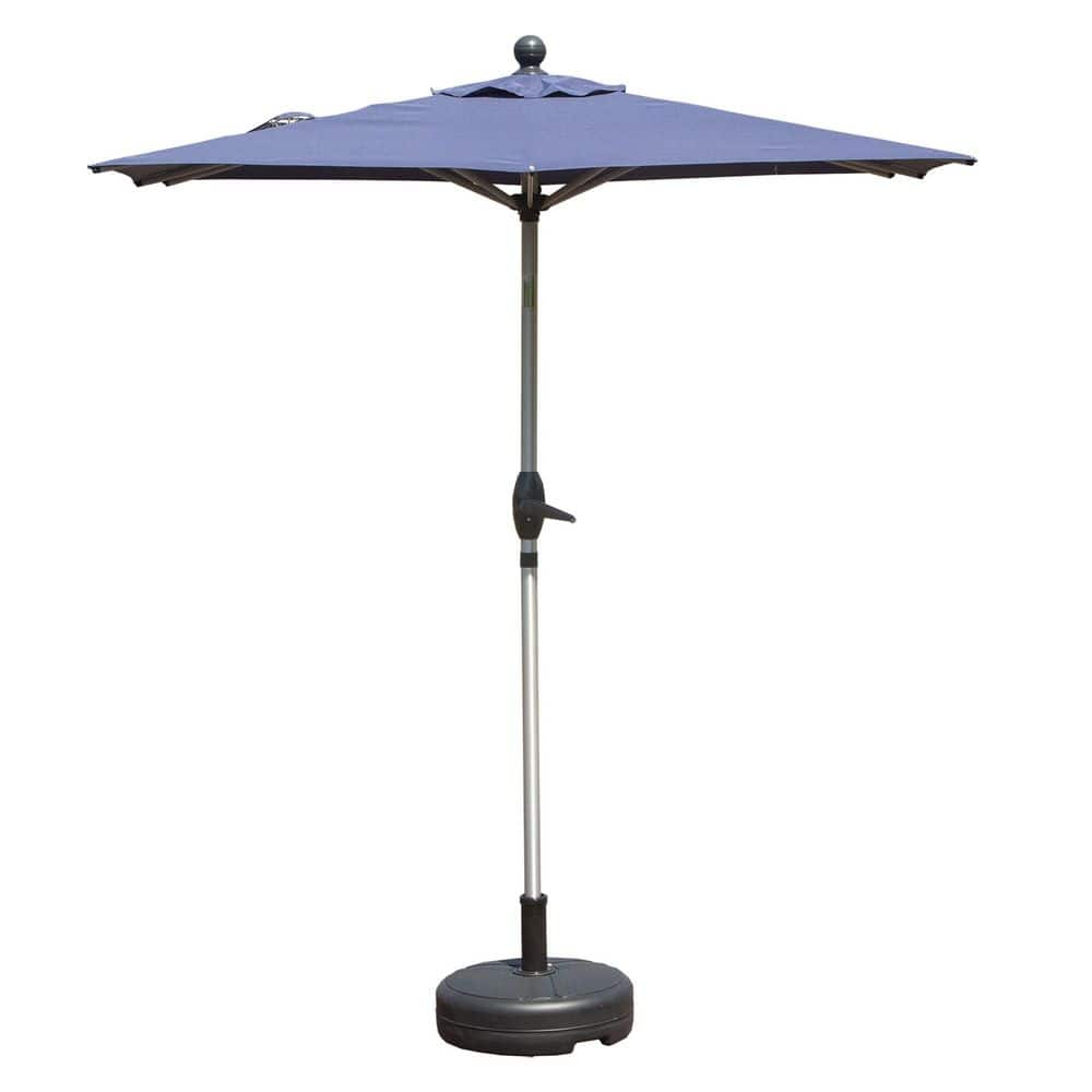 4/6 ft. Aluminium Market Patio Umbrella in Navy Blue with Crank Lift and Tilt Function(Base not included) price history on PriceWatchPro