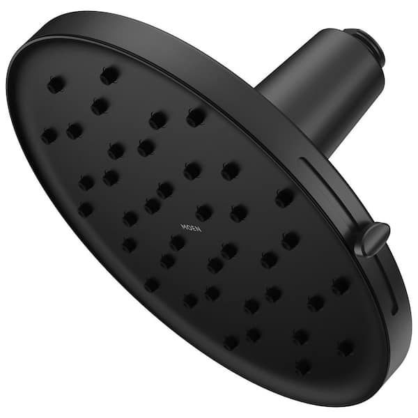 Verso 1-Spray Pattern with 2.5 GPM 9 in. Wall Mount Fixed Shower Head in Matte Black