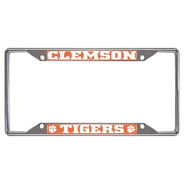 FANMATS NCAA - Clemson University License Plate Frame