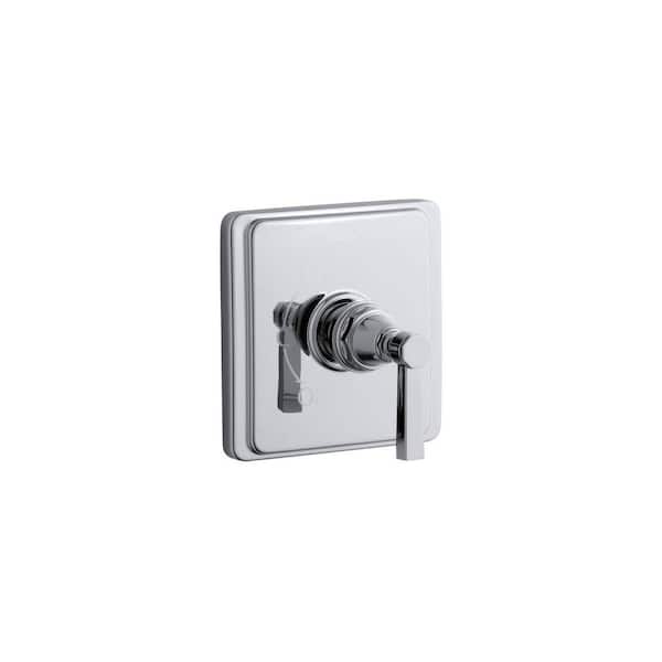KOHLER Pinstripe 1-Handle Control Valve Trim in Polished Chrome (Valve Not Included)