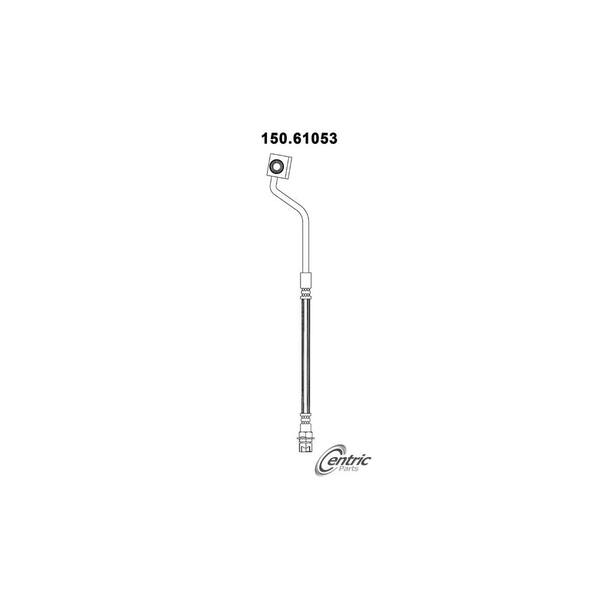 Centric Parts Brake Hydraulic Hose 1987-1993 Ford Mustang