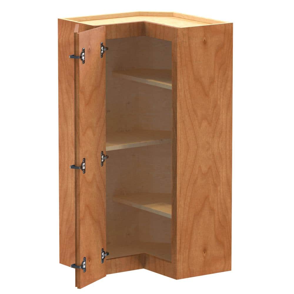 Newport 21 in. W x 12 in. D x 42 in. H Assembled Plywood Corner Wall Kitche
