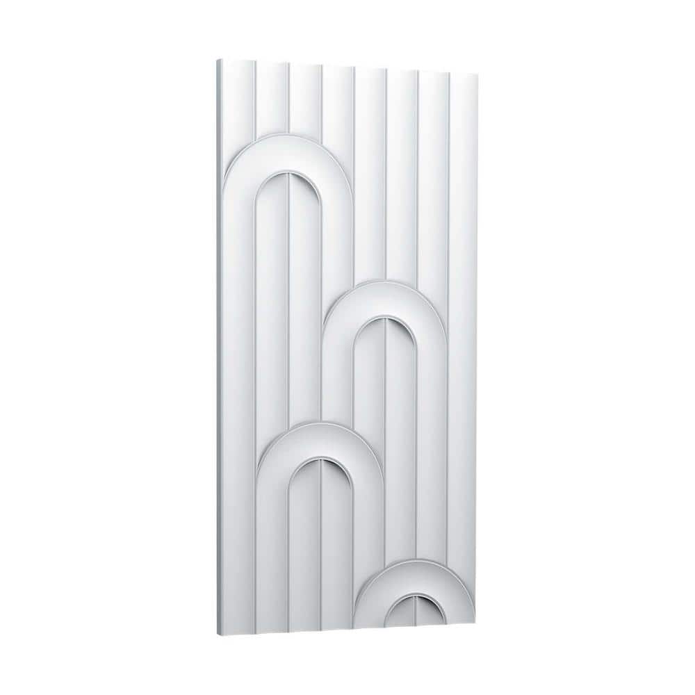 ORAC DECOR 1/2 in. D x 9-7/8 in. W x 78-3/4 in. L Valley Loop Primed White  Polyurethane 3D Wall Covering Panel Moulding (1-Pack) W212 - The Home Depot