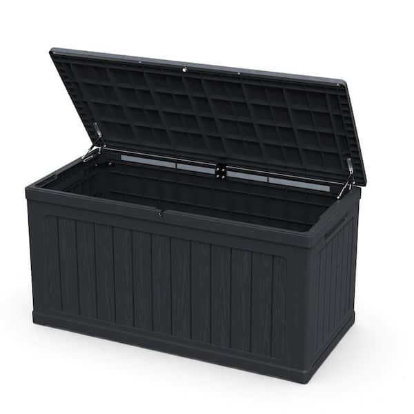 SEA CONTAINER BOX / FULLBLACK　コンテナ 230 Gal. Plastic Large Black Outdoor Storage Deck Box with