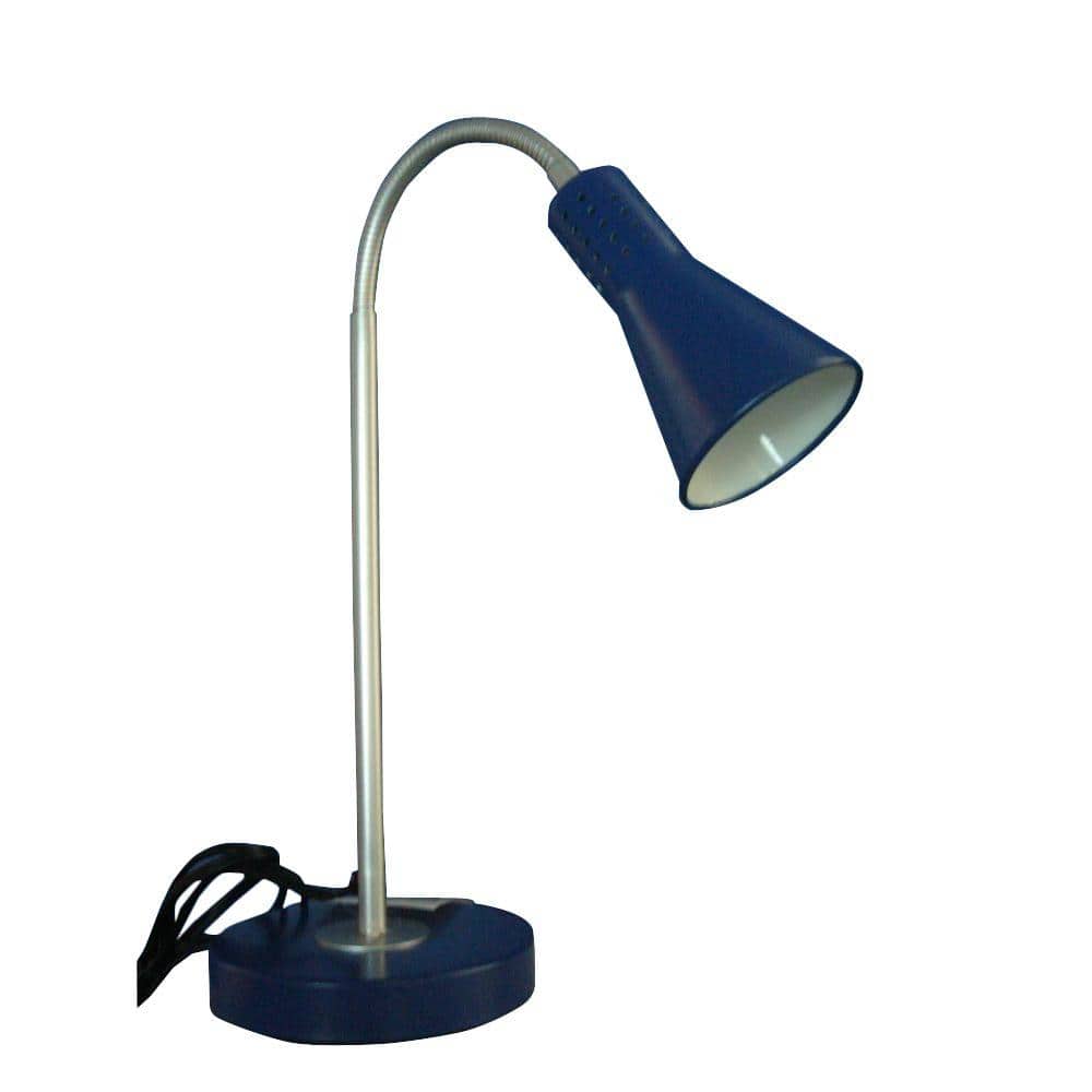 EXTRA LIGHT Desk Lamp Blue ELT-8423A - The Home Depot