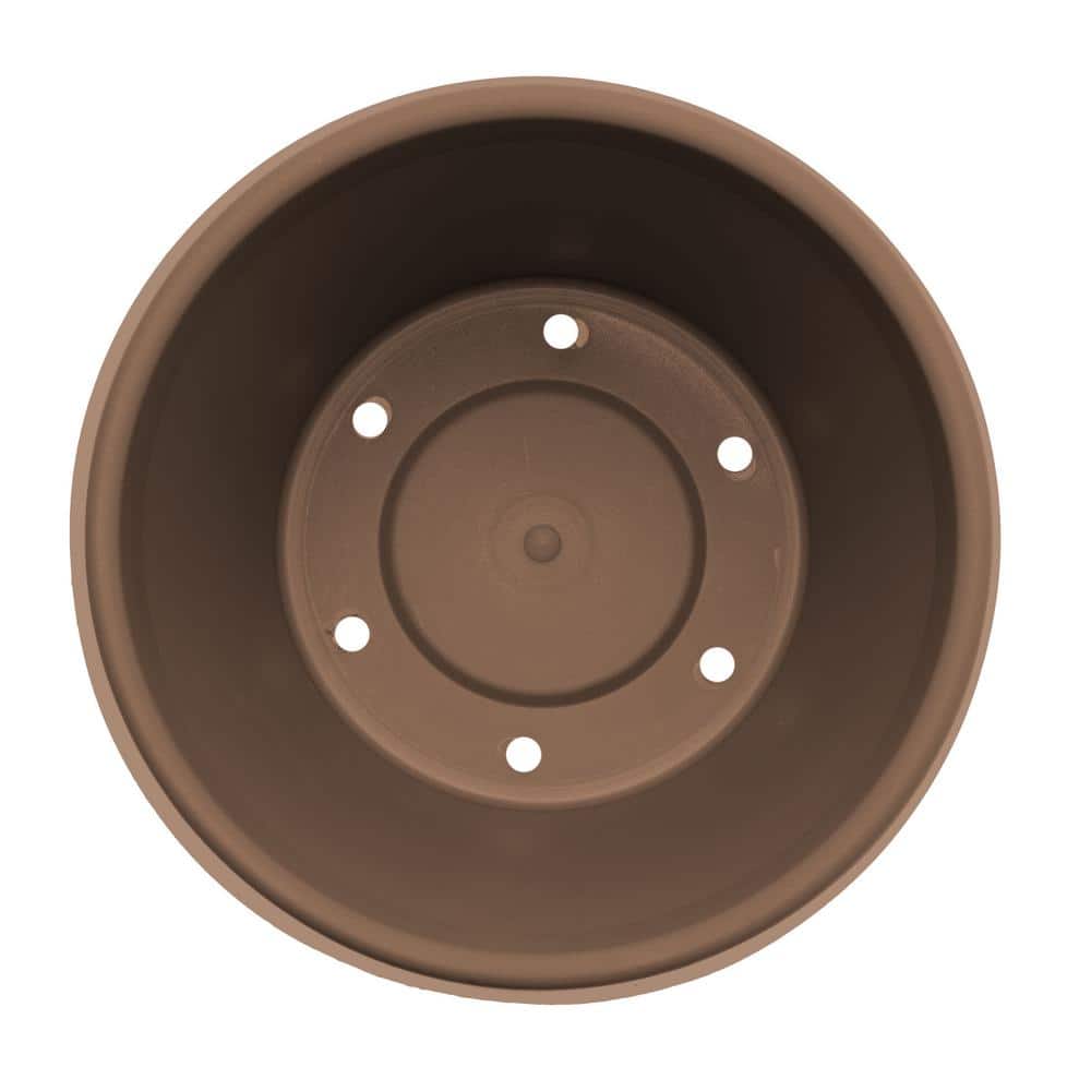 Terra Cotta Inspired 12" Resin Planter - Chocolate Finish