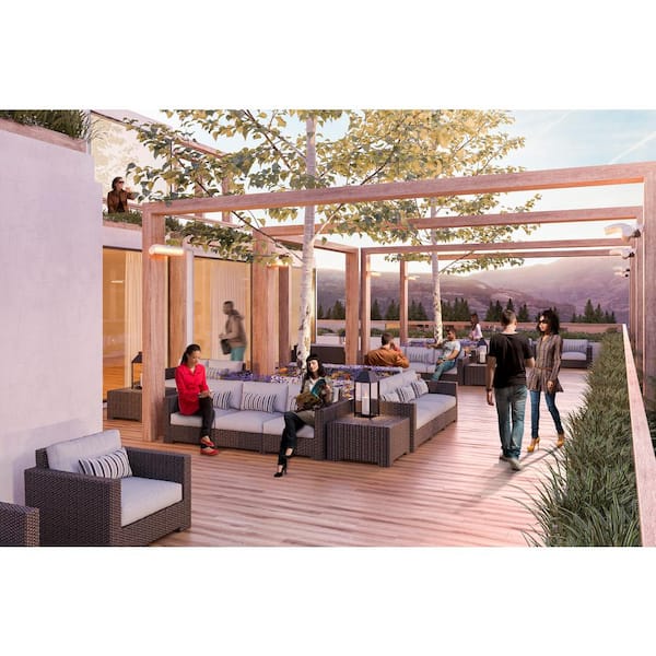 2000-Watt Stainless Steel Indoor/Outdoor Infrared Electric Heater