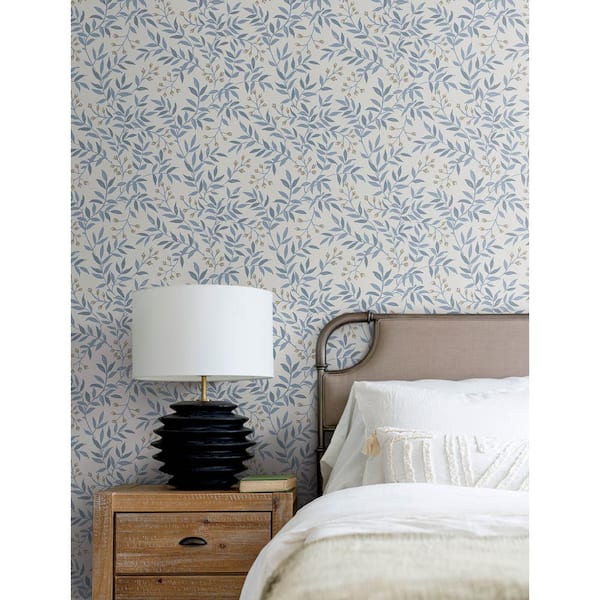 Senna Blue Pre-Pasted Non-Woven Wallpaper
