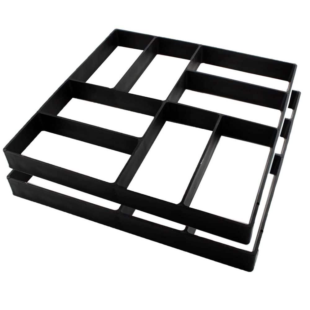 15.7x15.7x1.57 Concrete Molds Stepping Stone Path Maker DIY Garden Yard Patio Walkway Paver 2-Pack price history on PriceWatchPro